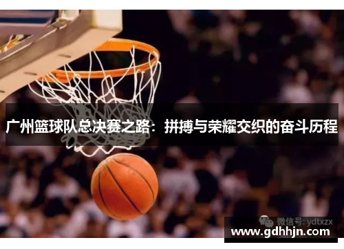 广州篮球队总决赛之路：拼搏与荣耀交织的奋斗历程